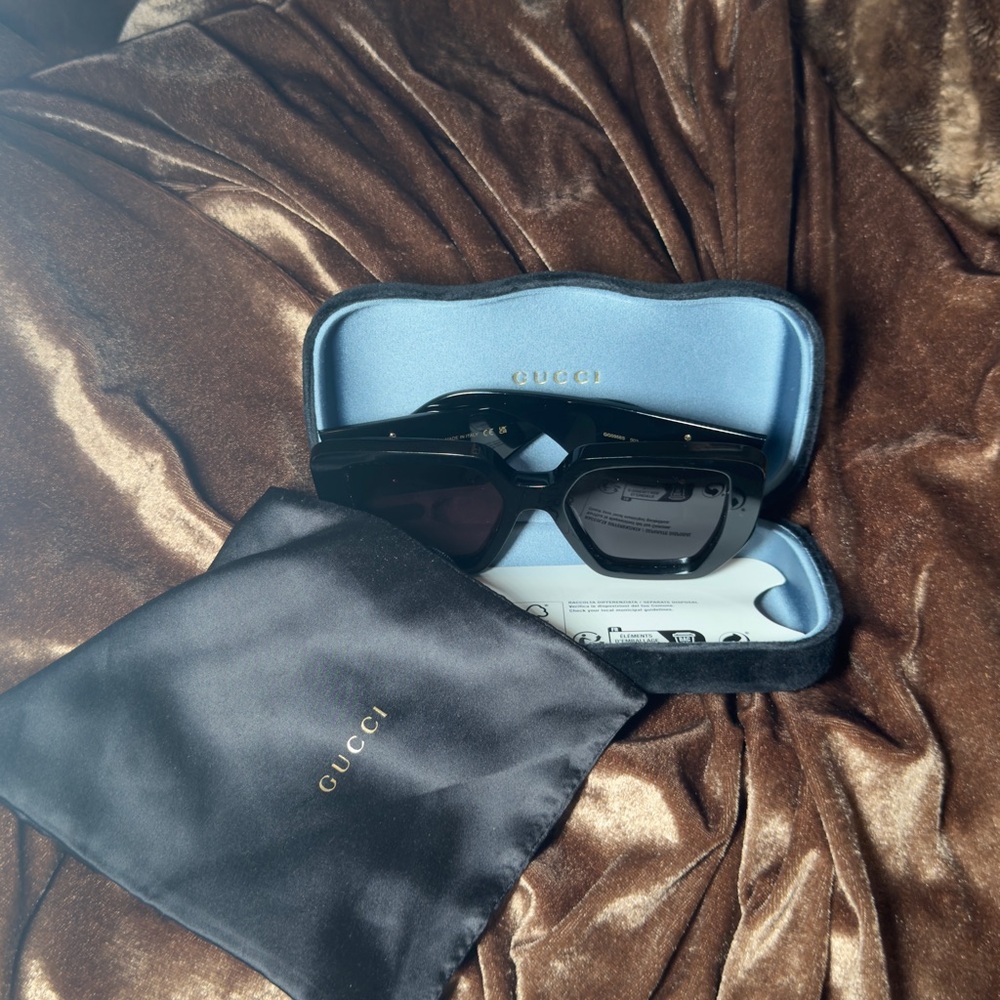 Gucci Black Designer Sunglasses